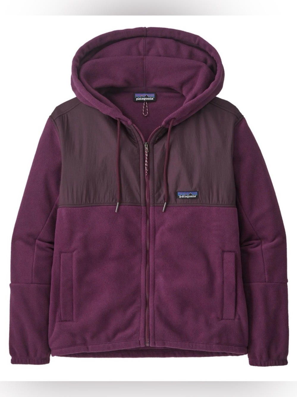 Patagonia women’s microdini hoody size XXL in  magenta color